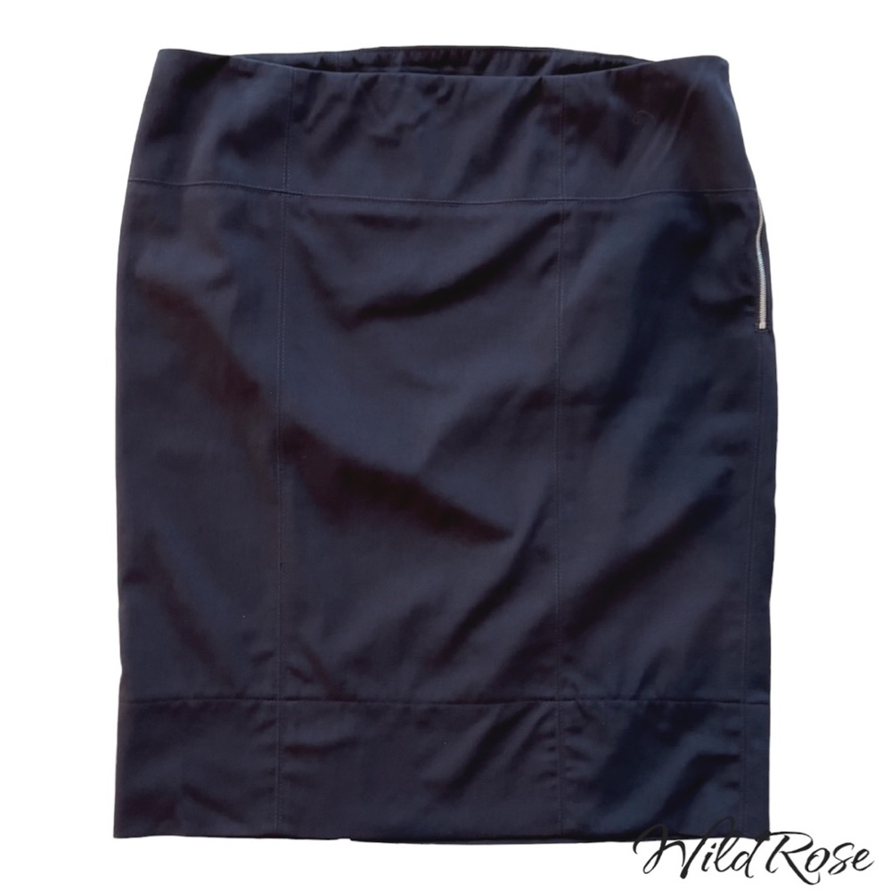 FENDI Chocolate Brown Pencil Skirt SZ 44